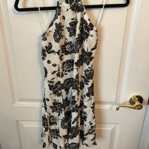 Kendall & Kylie Black and White Skater Dress